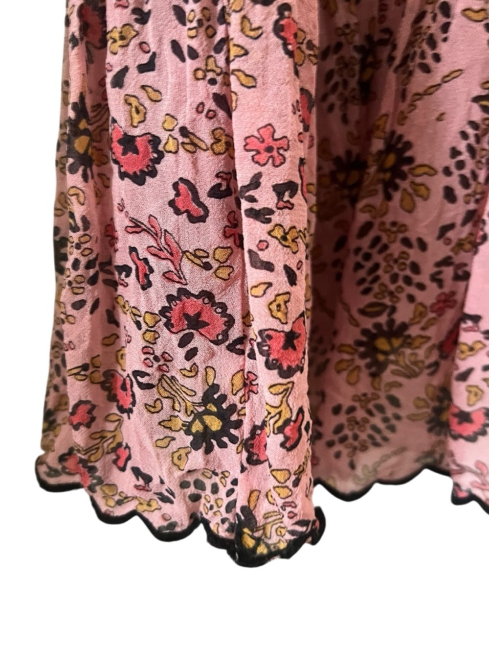 Velvet By Graham & Spencer Anthropologie Aubrey Floral Tunic Mini Dress Size M - Picture 5 of 13